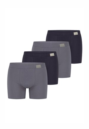 4ER PACK GO NATURAL - Boxerbriefs - grau/dunkelblau