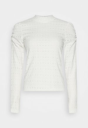 ONLY ONLROSALINE PUFF - Μπλούζα με μακριά μανίκια - cloud dancer