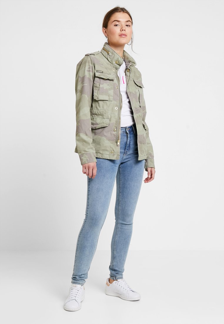 DELTA SOFT CAMO ROOKIE Tunn jacka khaki DELTA SOFT CAMO ROOKIE Tunn jacka khaki