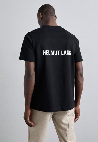 Helmut Lang LOGO TEE - Camiseta estampada - black