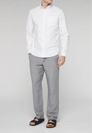 LONG SLEEVE OXFORD - Ing - white