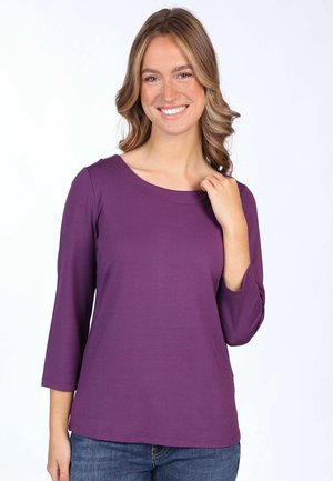 3/4-ARM ZOALA SOLID - Long sleeved top - deep purple