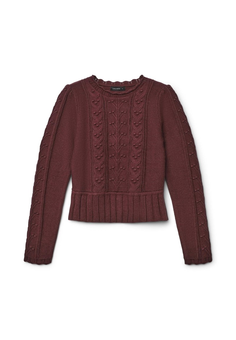 Calliope CON LAVORAZIONE - Strickpullover - bordeaux