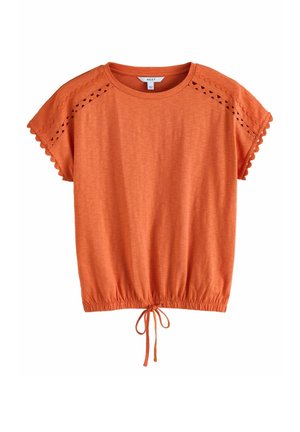 Next SHORT SLEEVE - Print T-shirt - orange