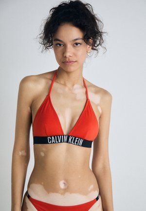 Calvin Klein Swimwear TRIANGLE - Bikini top - flaming chili