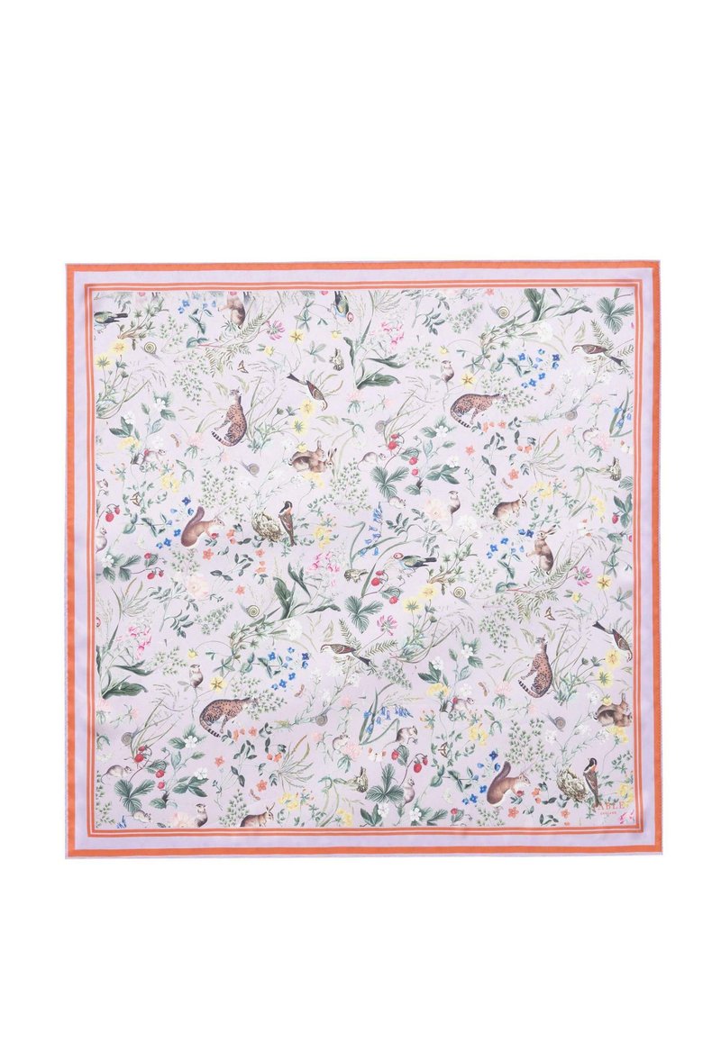 FABLE ENGLAND MEADOW CREATURES SQUARE - Scarf - lilac - Zalando