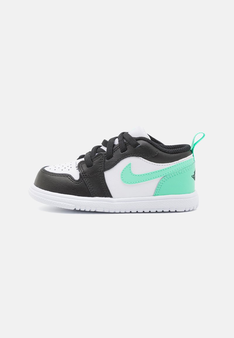 Jordan JORDAN 1 LOW - Baskets basses - white/black/green glow