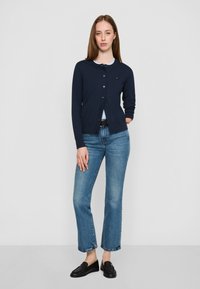 Tommy Hilfiger STITCH CREW NECK CARDI - Adīta jaka - dark night navy
