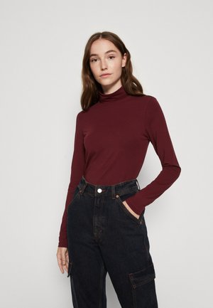 PCSIRENE ROLLNECK - Top s dlouhým rukávem - tawny port