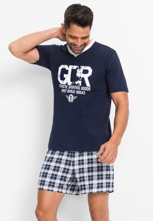 bonprix SHORTY SPORTLICH DYNAMISCHER - Pyjama - blue