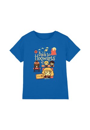 Cotton Soul, HARRY POTTER BACK TO HOGWARTS PLATFORM 9 3 4 CHIBIS UNISEX - Print T-shirt - royal blue