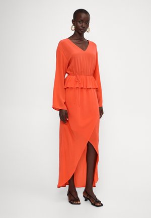 PAYTON SLIT DRESS - Maxi dress - coral