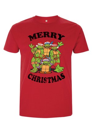 Henry Tiger TEENAGE MUTANT NINJA TURTLES GROUP CHRISTMAS - T-shirt z nadrukiem