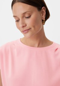comma T-shirt basic - rosa