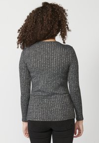 Koroshi LONG SLEEVE - Strickpullover -    black