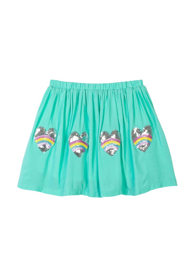 MINOTI A-lijn rok turquoise MINOTI A-lijn rok turquoise