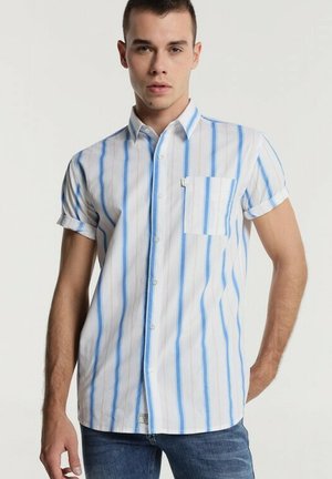 STREIFEN KURZER ARMEL TASCHE KOMPFORT - Chemise - druck mehrfarbig