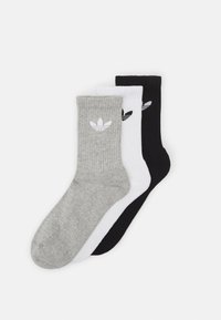 UNISEX 3 PACK - Calcetines - white/medium grey heather/black