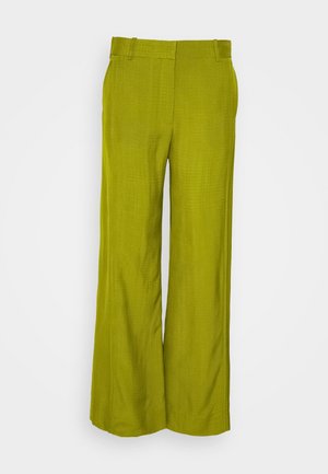Victoria Beckham SCULPTURAL TROUSER - Kelnės - parrot green