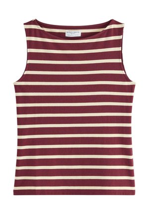 Lindex, LINDEX TANK TOP LINDEX - Toppi - dark red