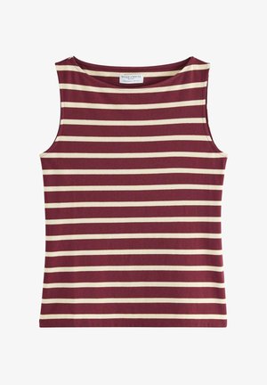 Lindex, LINDEX TANK TOP LINDEX - Toppi - dark red