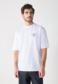 Pier One UNISEX - Triko s potiskem - bright white