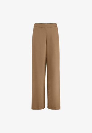 hessnatur, WIDE LEG - Stoffhose - camelbraun