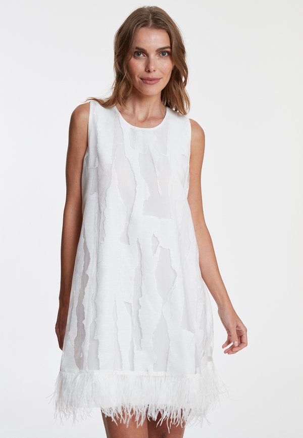 Freizeitkleid - weiß