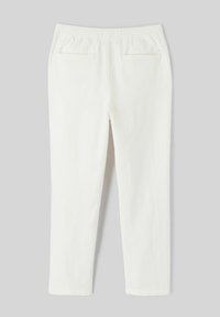 BZB TEXTURÉ - Pantalon classique - blanc écru