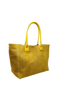 CHICCA BORSE Shopping bag - pitonato senape