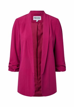 Pieces, PCBOSELLA 3/4 BLAZER NOOS BC - Blazer - raspberry radiance