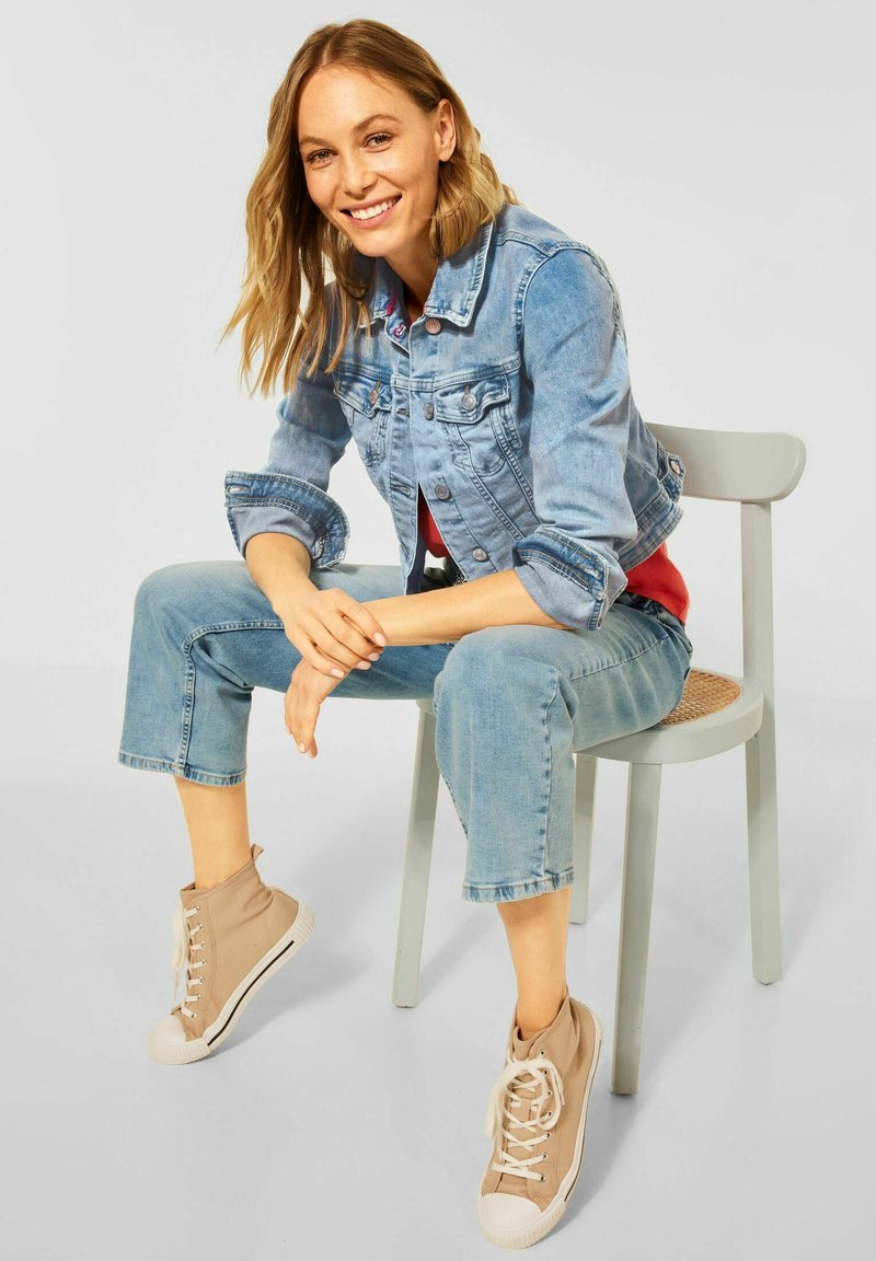Damen Kleider | Cecil BRUSTTASCHEN Jeansjacke blau/bleached denim - BB14769 Damen Kleider | Cecil BRUSTTASCHEN Jeansjacke blau/bleached denim - BB14769