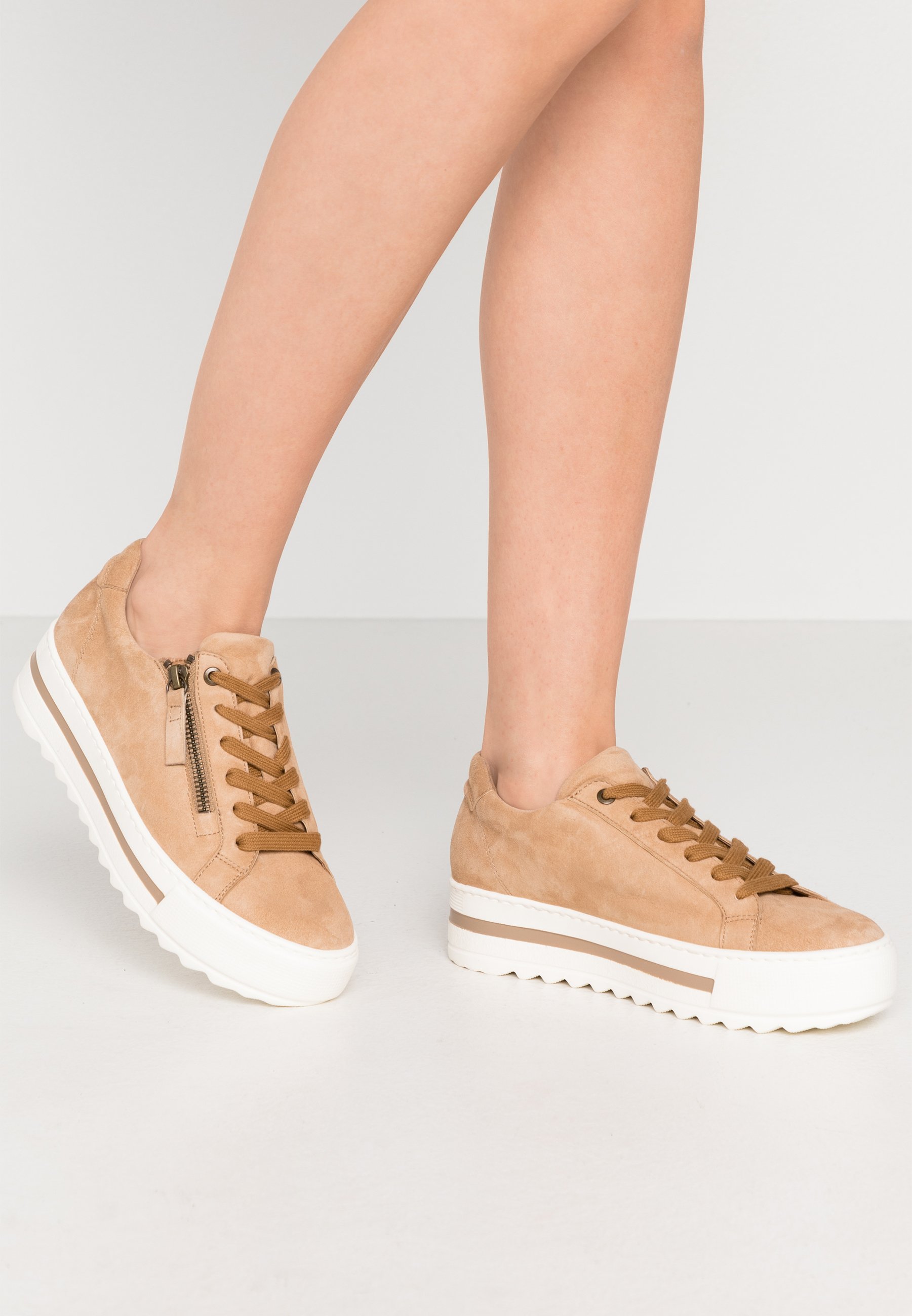 Gabor Comfort Sneakers laag - caramel/Beige - Zalando.nl