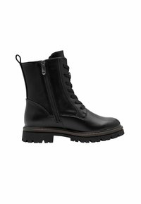 Marco Tozzi Plateaustiefelette - black nappa