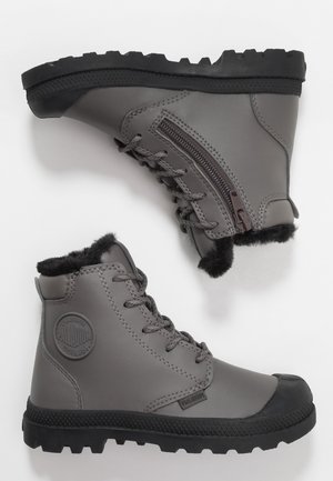 CUFF WP - Lace-up ankle boots - dark gull gray