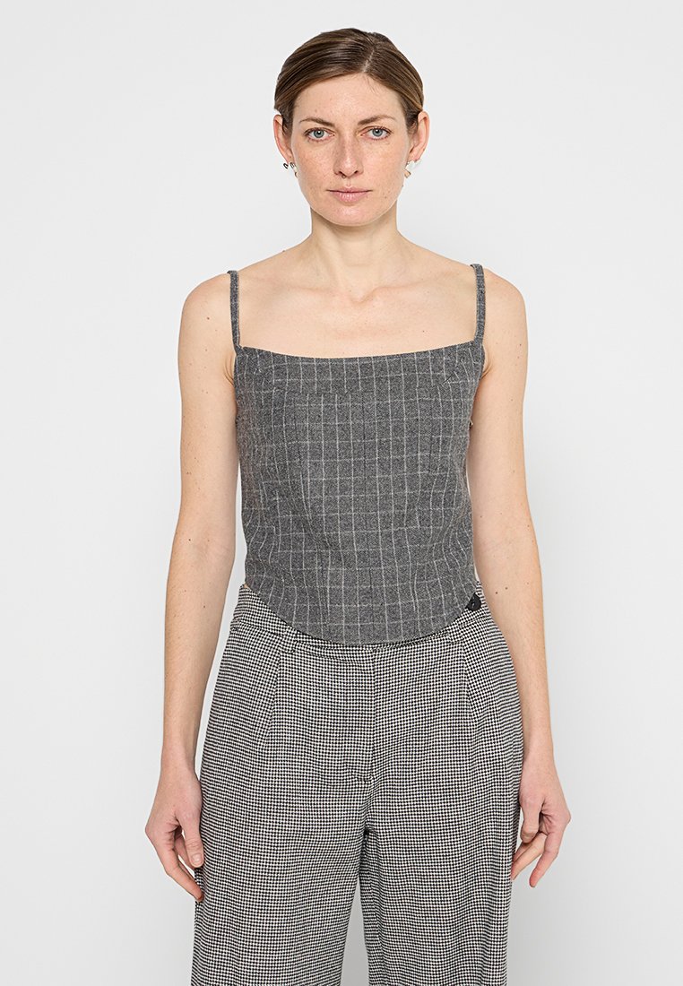 Maje Top donkergrijs