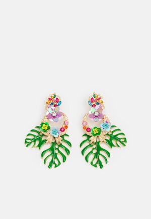 FGPALM EARRINGS - Pendientes - gold-coloured/multi