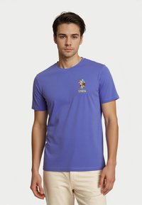 U.S. Polo Assn. KURZARM REITER - Triko s potiskem - blau
