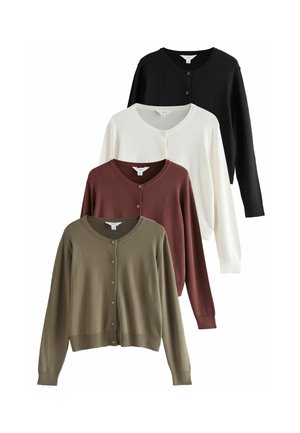 4 PACK - Vesta na kopčanje - black red cream sage green
