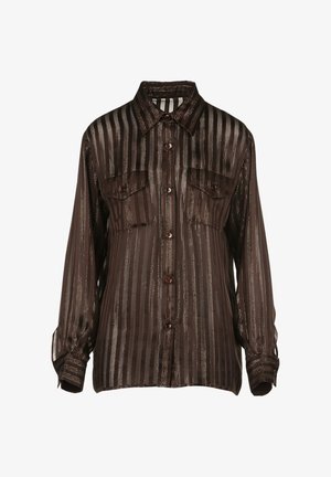 Luisa Spagnoli Gombos blúz - marrone