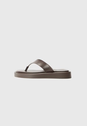 BUENA - T-bar sandals - dark brown