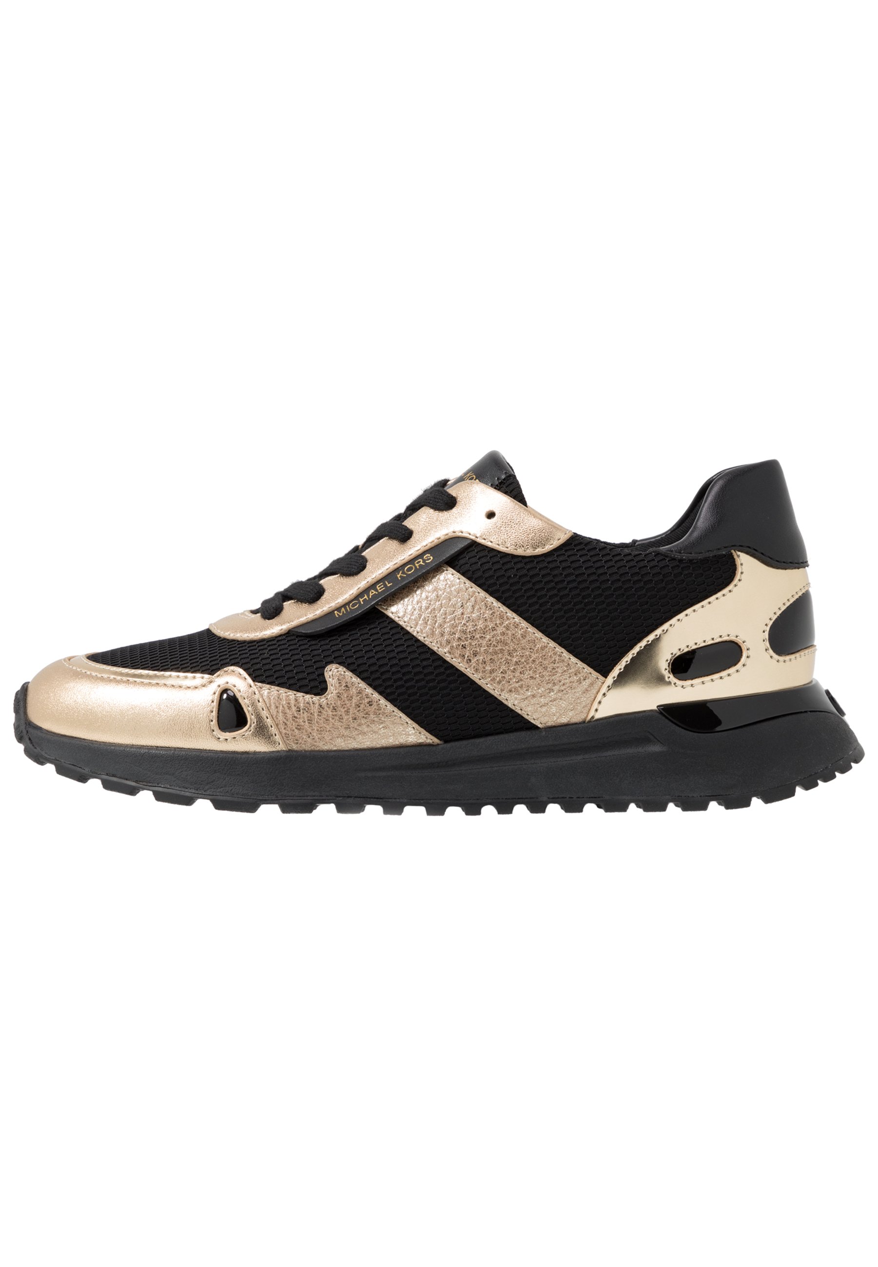 michael kors monroe trainer black gold