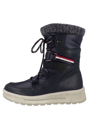 TOM TAILOR Schnürstiefel - navy