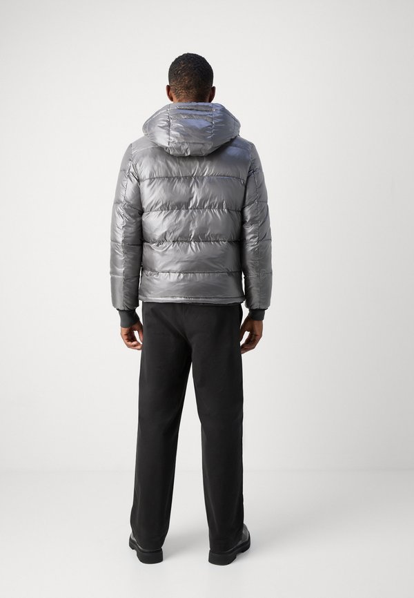 REGULAR FIT WITH METAL LOGO ON RUBBER PATCH - Winter jacket - anthracite4