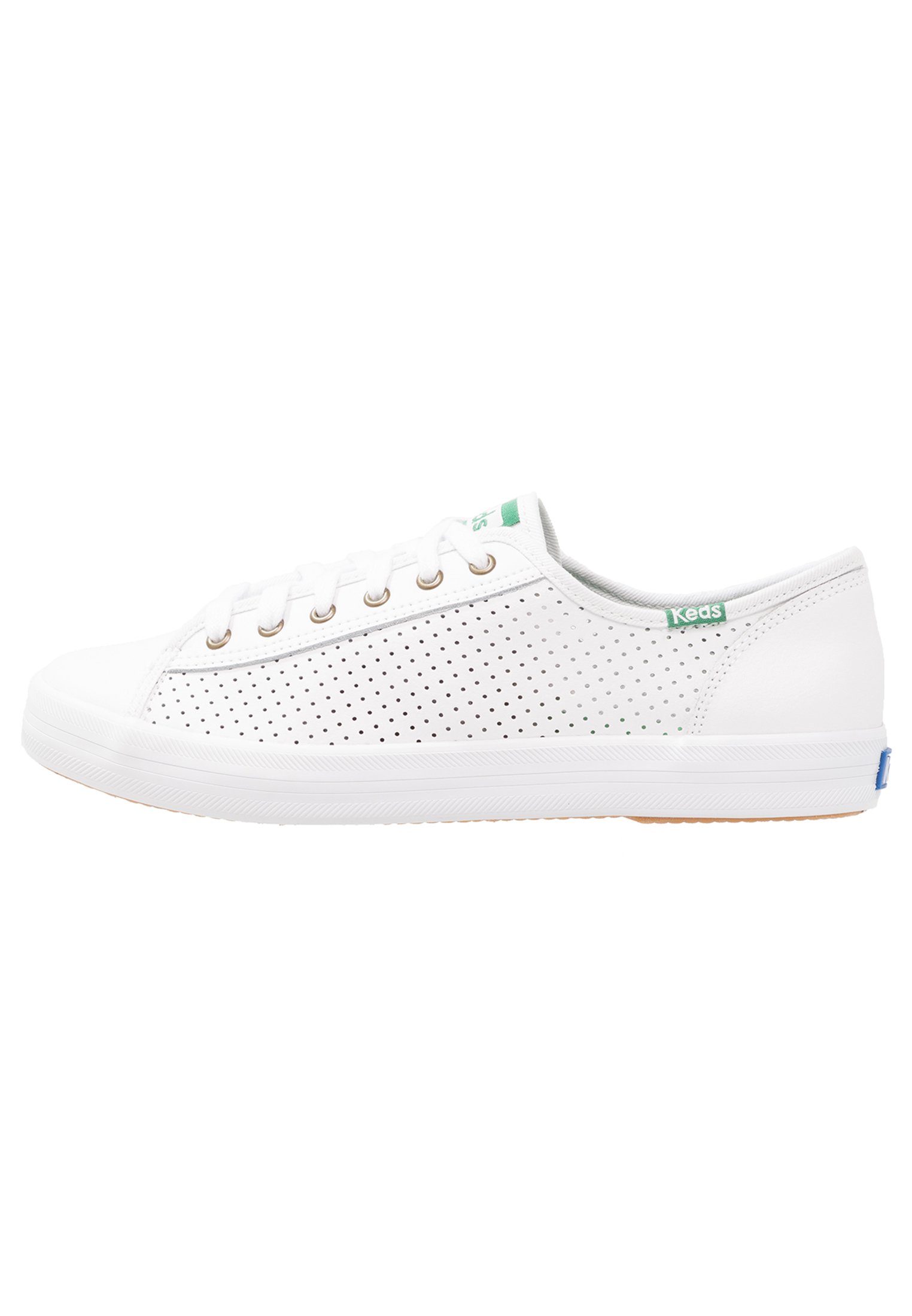 Keds KICKSTART LEATHER Joggesko whitehvit Zalando.no Keds TRIPLE UP SEASONAL SOLIDS Joggesko whitehvit