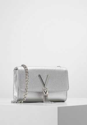 Borsa a tracolla - silver-coloured