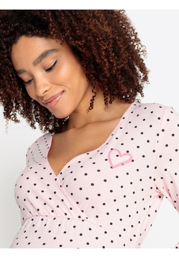VIVANCE DREAMS BY LASCANA VD MOM HEART DRESS - Nightie - light rose3