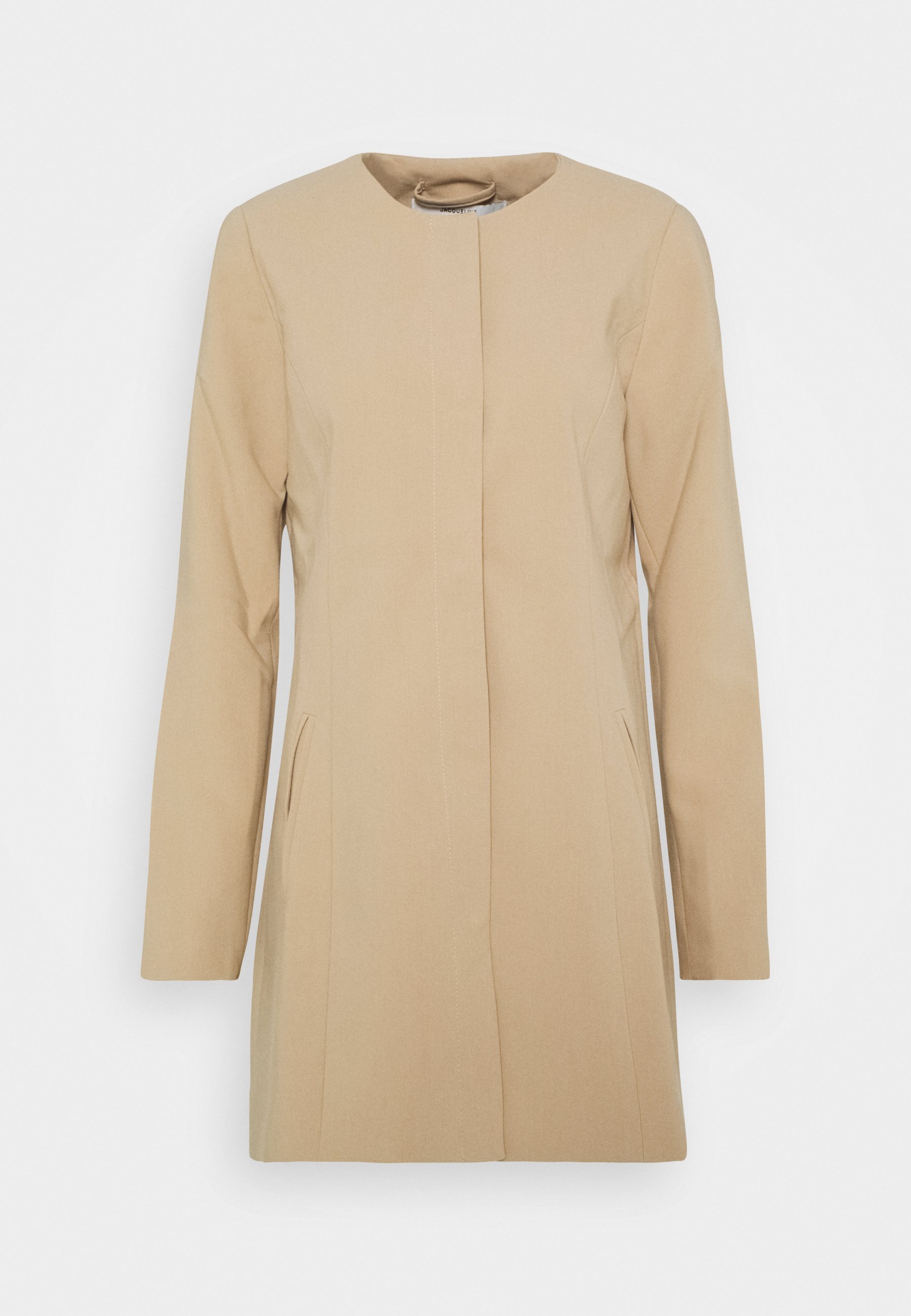jdy collarless coat