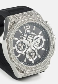 Guess MOMENTUM - Cronografo - black sunray/silver-coloured