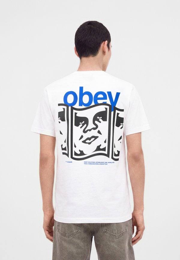 DISRUPTION - Tricou cu imprimeu - white